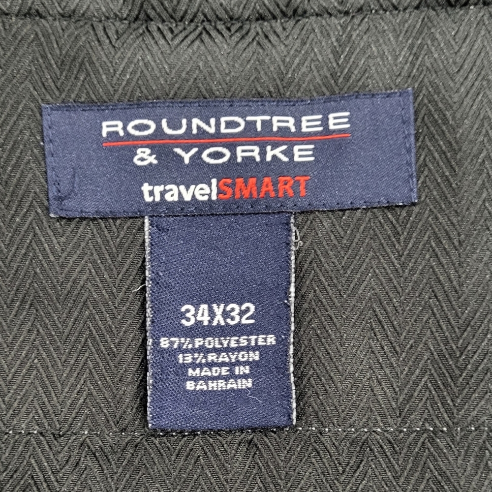Roundtree and Yorke "Travel Smart" dress pants.  34x32 with stretch waist.